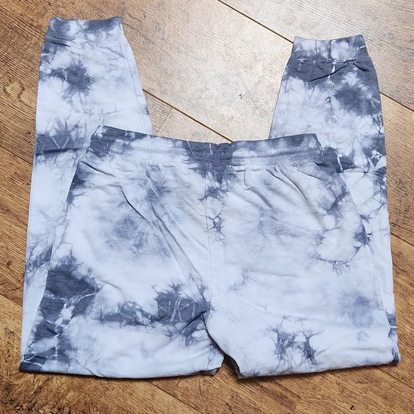 SILVER Women's Blue Fleece Lined Tie-Dye Joggers - NEW NWT - Picture 6 of 8